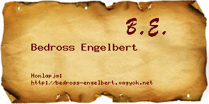 Bedross Engelbert névjegykártya